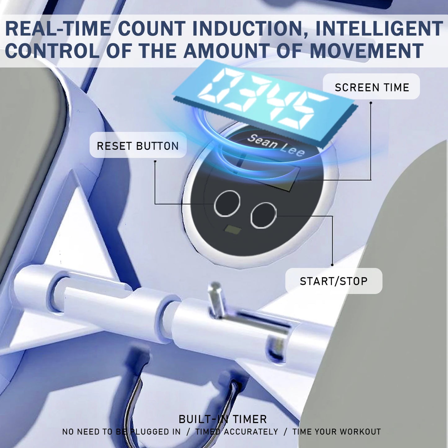 Multi-Functional Ab Board – Auto-Rebound Resistance Trainer with Smart Timer & Knee Protection