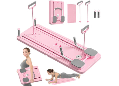 PilariMotion™ 5-in-1 Foldable Pilates Reformer Board – Full-Body Home Workout System
